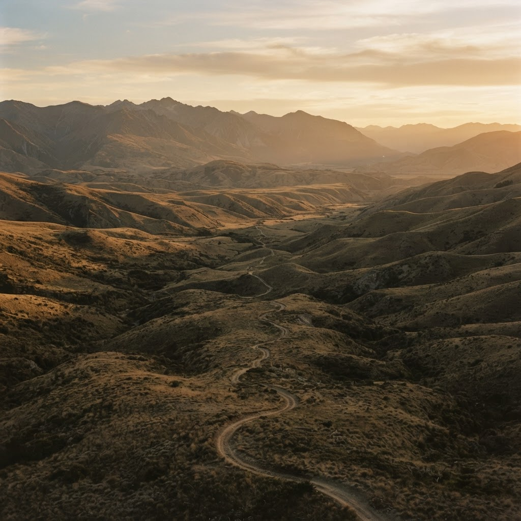 Expansive undeveloped land at golden hour, suggesting potential before a direction is chosen